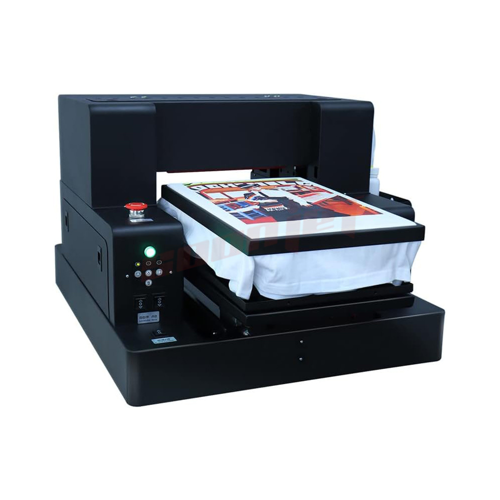 Commercial Printing Machine For Shirts - DTG Tshirt flatbed Printer A4 A3