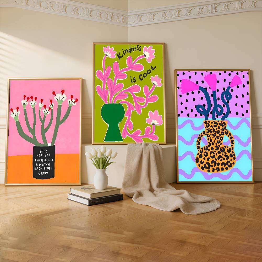 Commercial Printing Market - Pink Flower Market Vase Floral Plant
