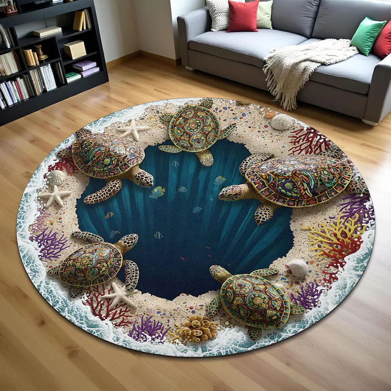 3D Mountain Hole Printed Rug M - Wholesale Commercial Printing recension och pris