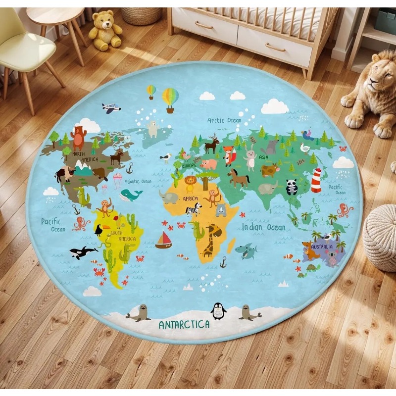 Children's Play Round Floor Ma - Wholesale Commercial Printing recension och pris