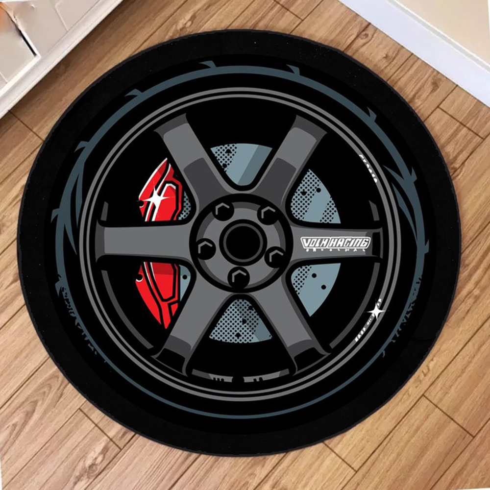 Black Wheels Printing Round Ca - Wholesale Commercial Printing recension och pris
