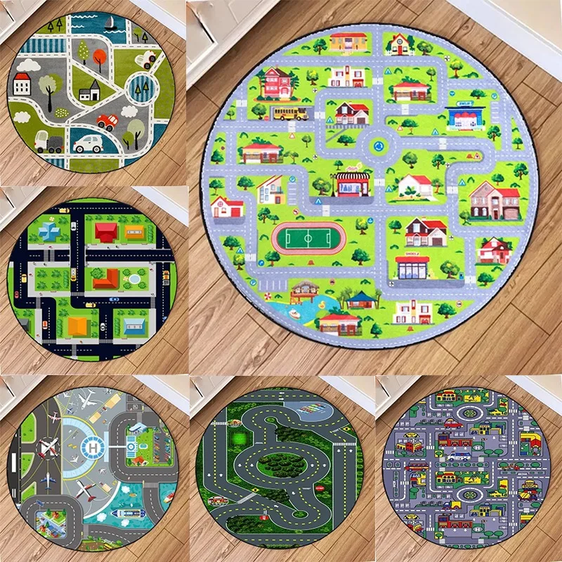 Train Track Map Circular Carpe - Wholesale Commercial Printing recension och pris