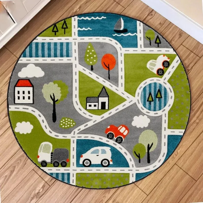 Train Track Map Circular Carpe - Wholesale Commercial Printing recension och pris