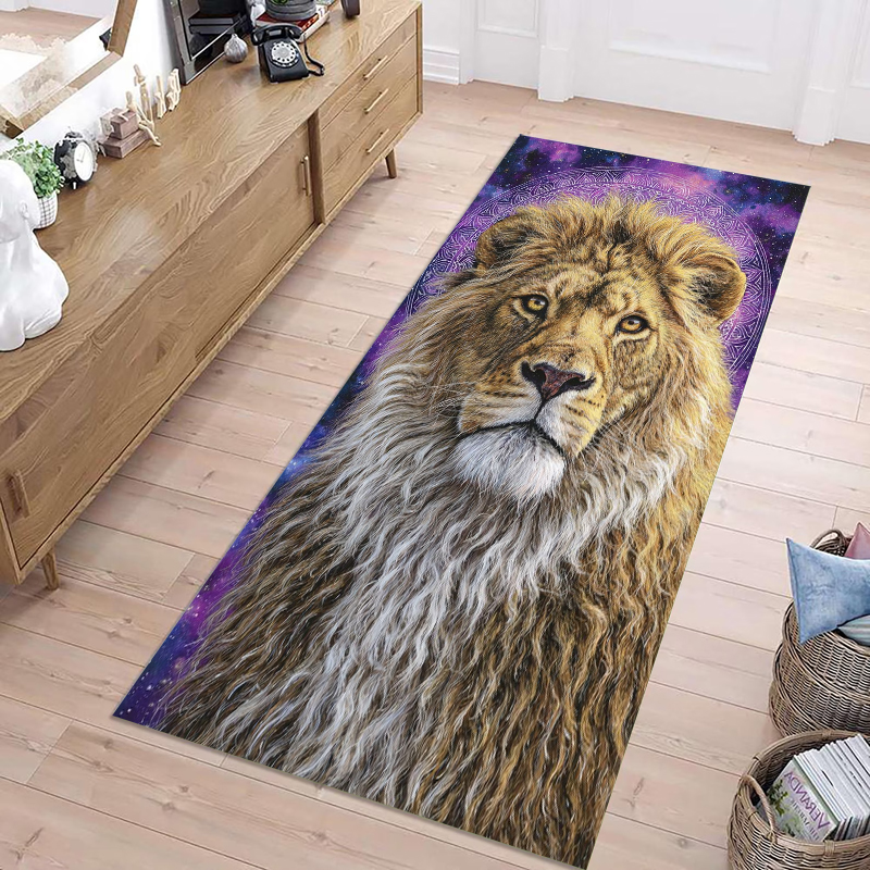 Lion Print Runner Rug Realisti - Wholesale Commercial Printing recension och pris