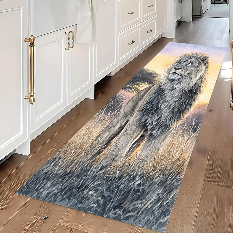 Lion Print Runner Rug Realisti - Wholesale Commercial Printing recension och pris