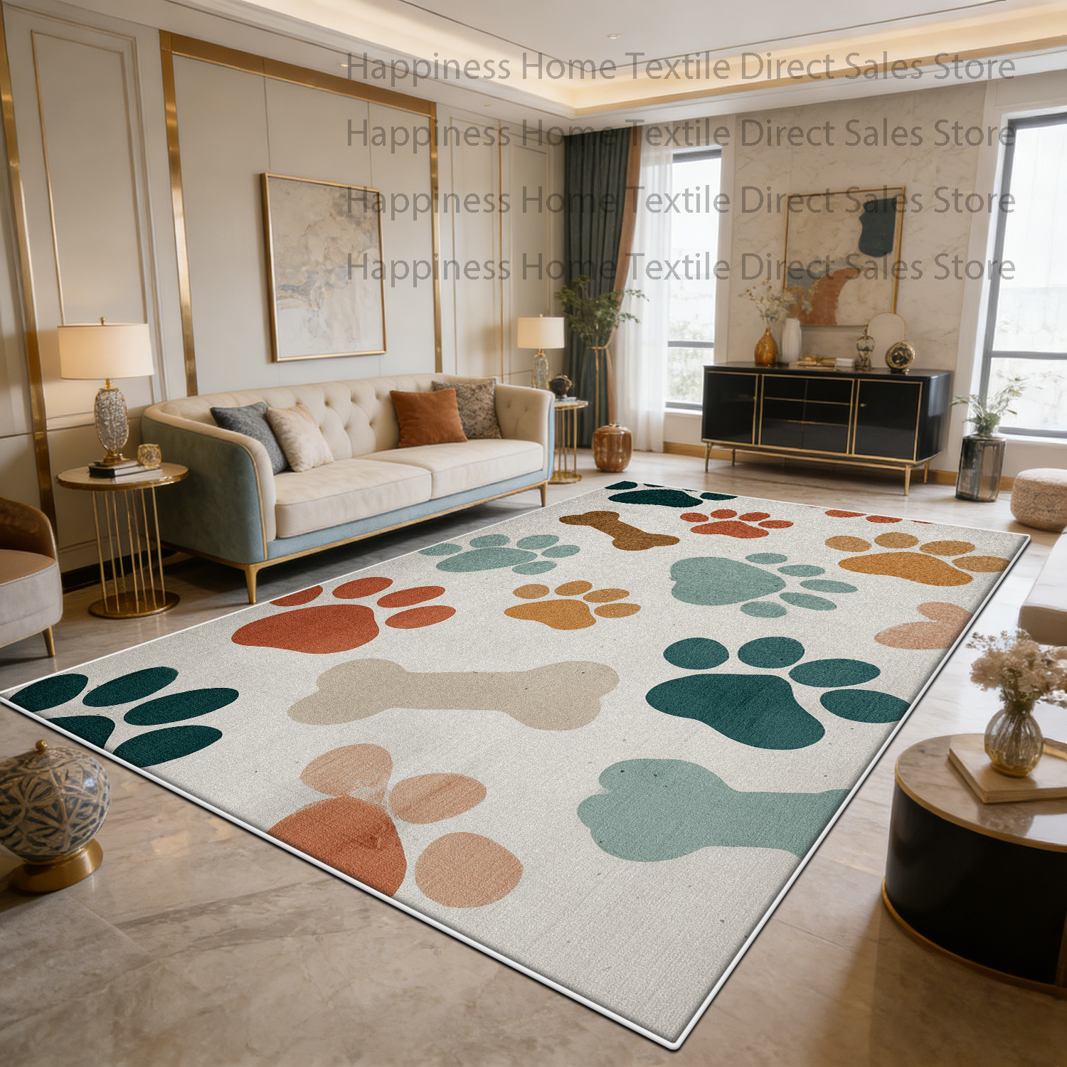 Nordic Modern Pet Paw Print Li - Wholesale Commercial Printing recension och pris