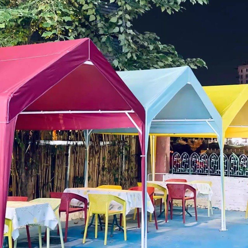 Outdoor night market stall ten - Commercial Printing Market recension och pris